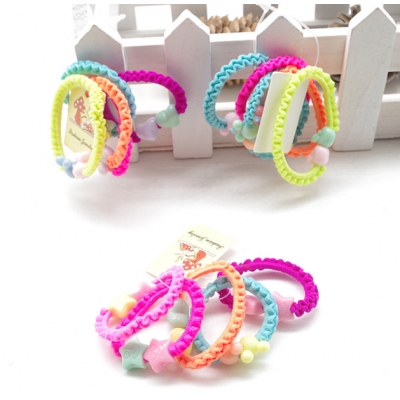 2018 new product baby candy color acryl lace hair bands